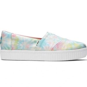 Toms Alpargata Indio Slip-On in Tie Dye sz 12